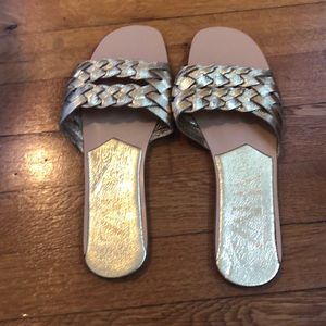 Gold Zara sandals size 38